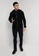 ck Calvin Klein black Boiled Merino Wool Hooded Zip-Up 99CDBAA3409094GS_4