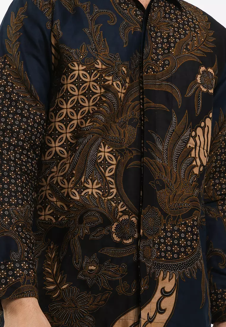 Mahesa Kemeja Batik Exclusive Premium Pria Casual Modern Lengan Panjang