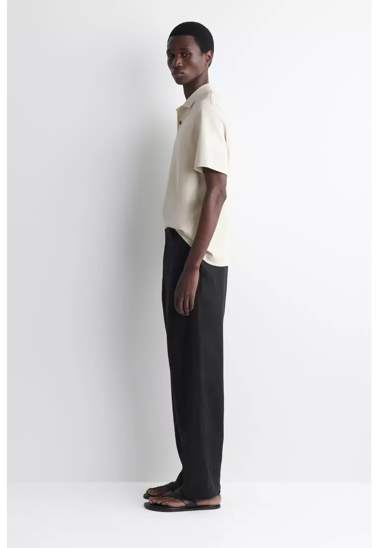 INTERLOCK COTTON POLO SHIRT