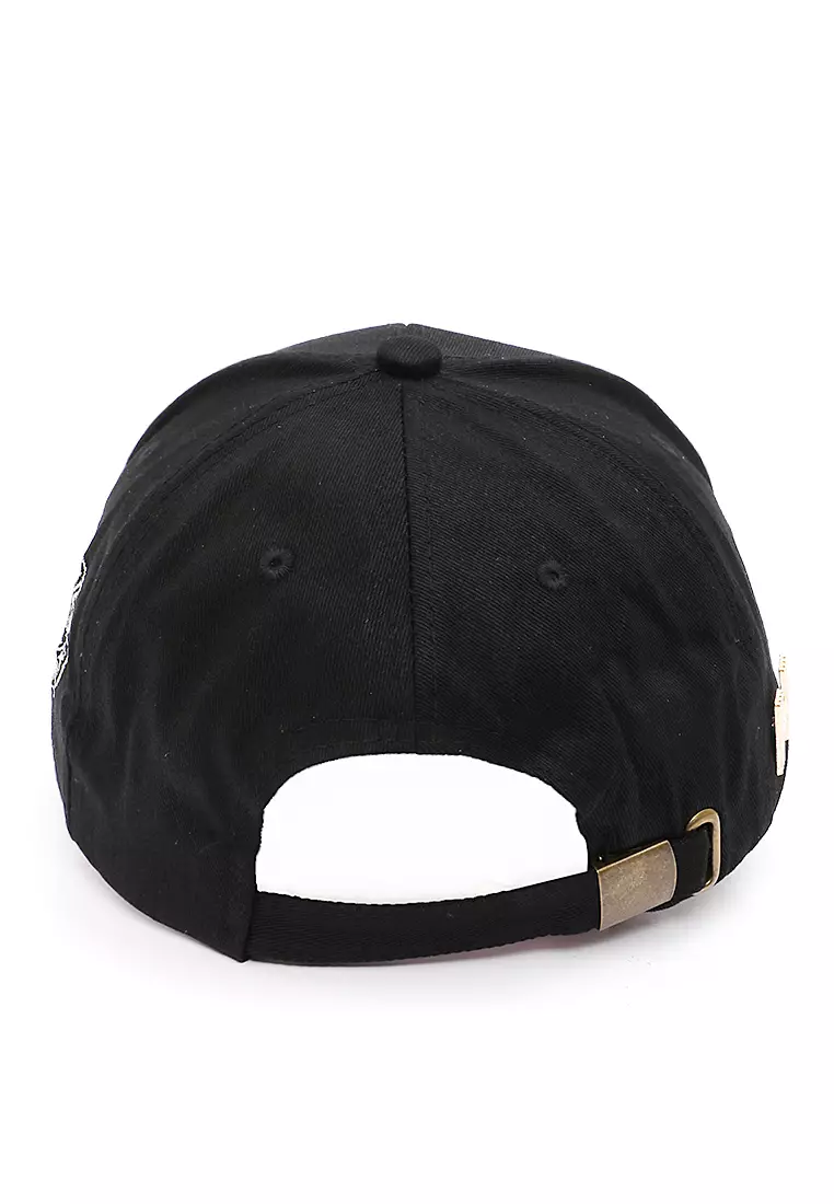 Drsh Topi Baseball Unisex Casual Resizable Strap Comfortable Material Cotton ORIGINAL - Black White