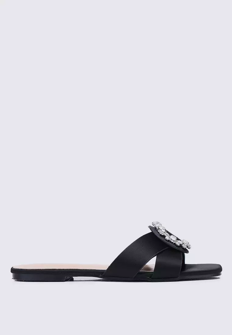 Discount on My Ballerine  shoes - SKU: My Ballerine Charlie Comfy Sandals In Black