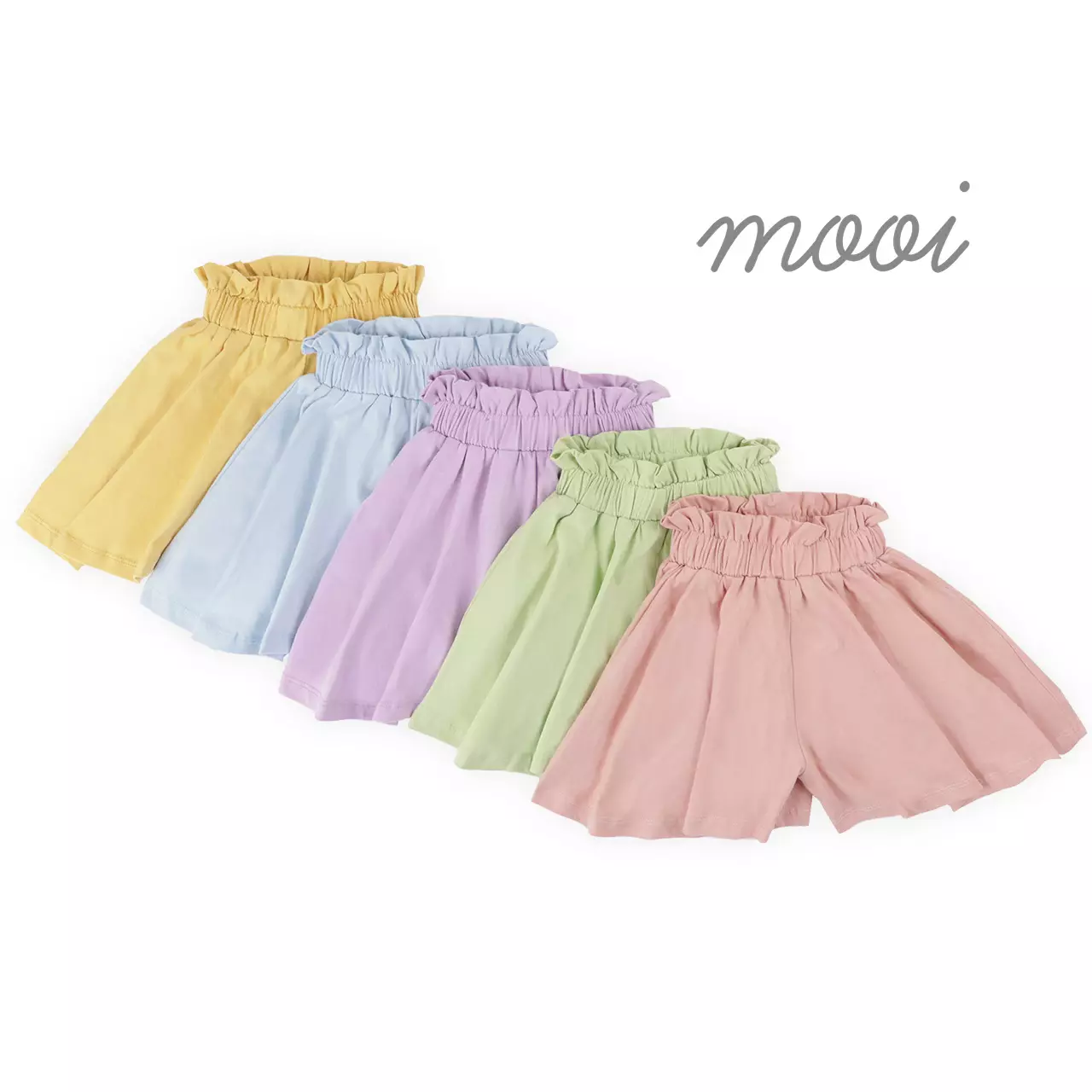 Mooi Celana Pendek Anak Perempuan Ami Cullotes Pants - Coral Flower