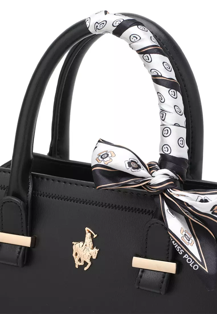 Women's Top Handle Bag / Sling Bag / Crossbody Bag (手拿袋 / 斜孭袋) - 黑色
