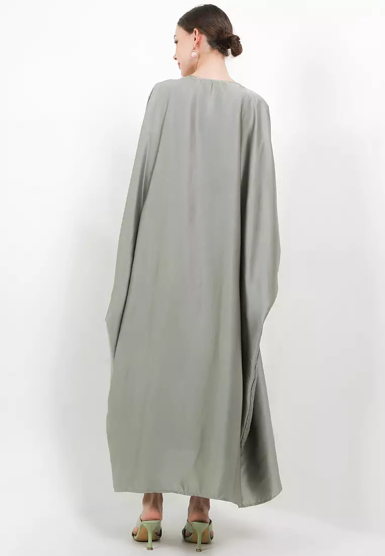 Sequined Lace Cardi With Belted Cami Dress