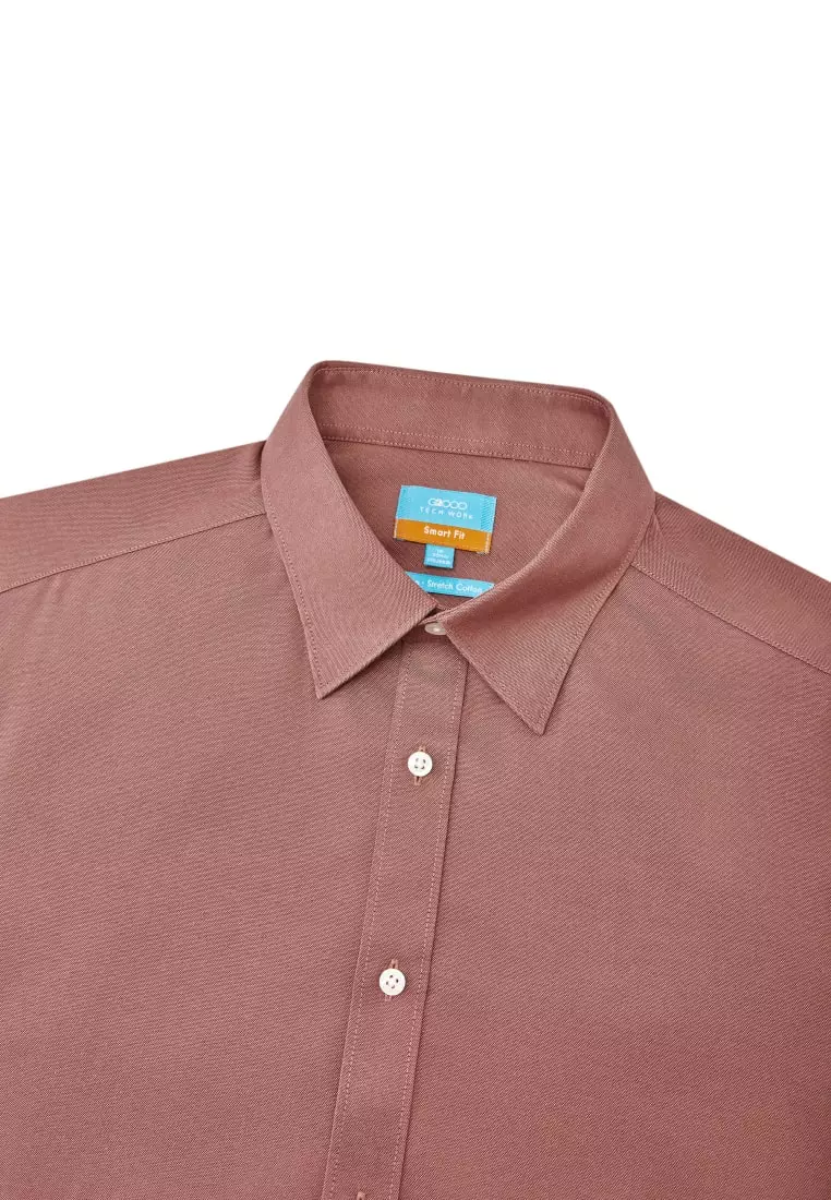 G2000 Non-Iron Cotton Stretch Smart Fit Oxford Shirt