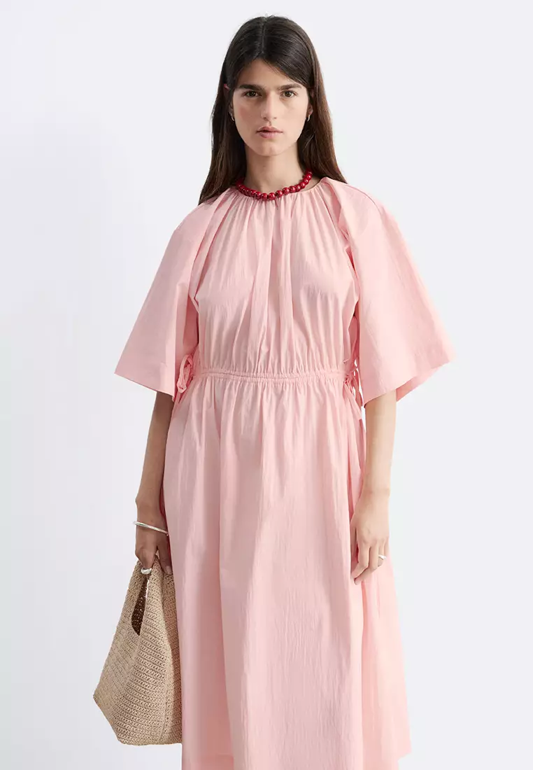 Drawstring Midi Dress