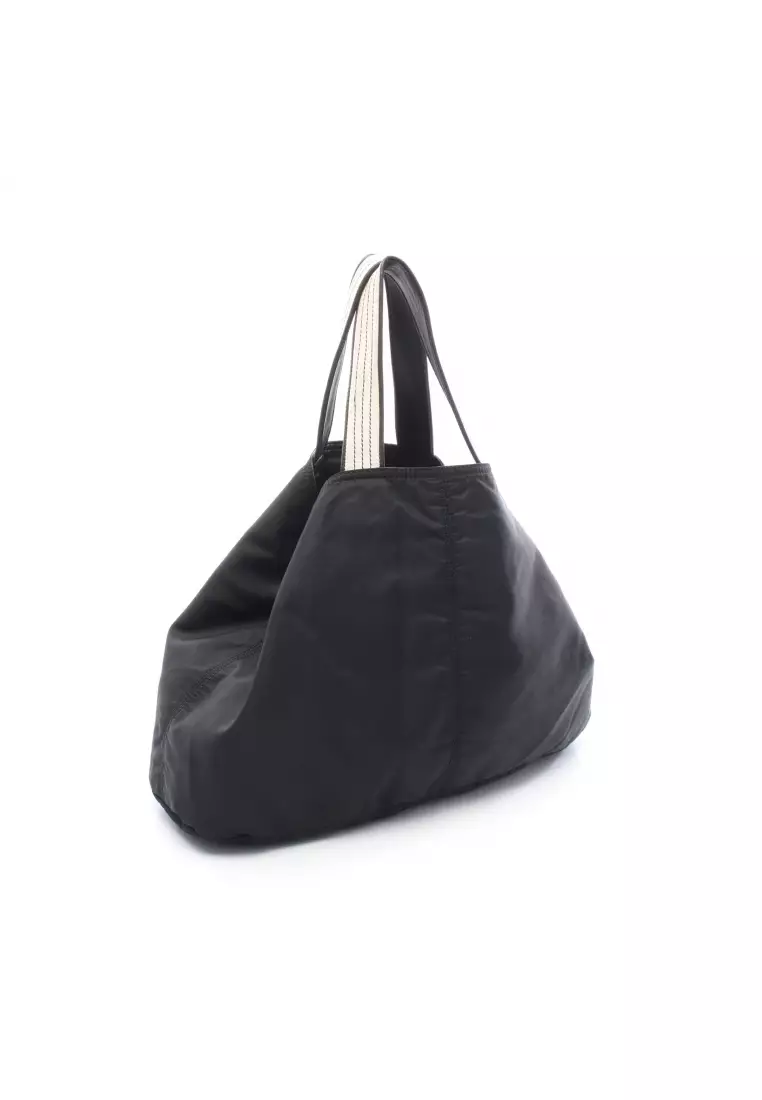 Buy Prada Pre-Loved Prada triangle logo Handbag tote bag Nylon 