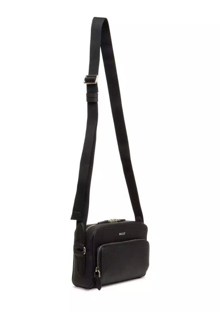 Darbi.O Leather Messenger Bag - Black