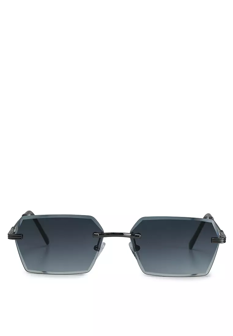 Kaaolle Rimless Rectangular Sunglasses