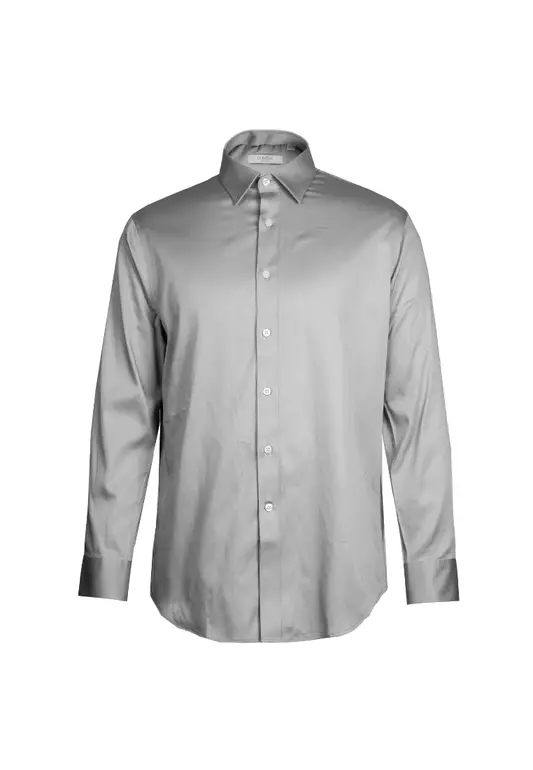 [ONLINE EXCLUSIVE] Goldlion Business Regular Fit Long-Sleeved Shirt - Grey