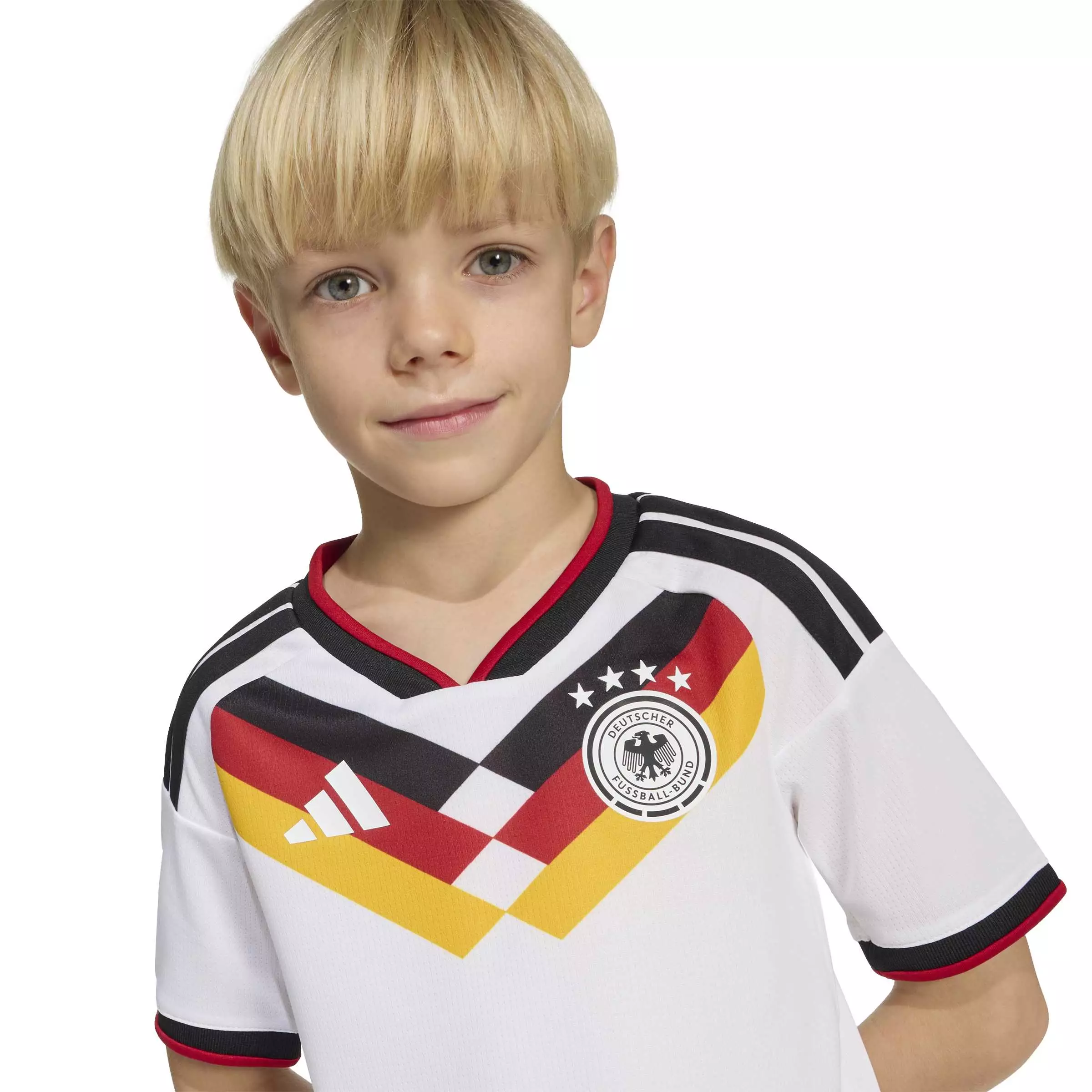 ADIDAS Germany DFB 26 Home Replica Mini JZ4561 - Set Jersey Anak (Putih)