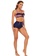 LYCKA blue LAX3034-European Style Lady Two-Piece Swimsuit-Blue 7E337US4A69F01GS_4