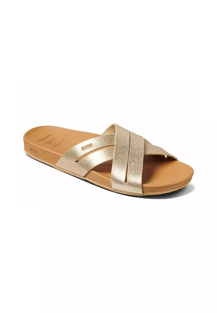 Buy REEF Reef Women Cushion Spring Bloom Slide Champagne Online