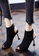 Twenty Eight Shoes black VANSA Knitted Fabric High Heel Sandals VSW-S830 EE96ESH0FB245EGS_5