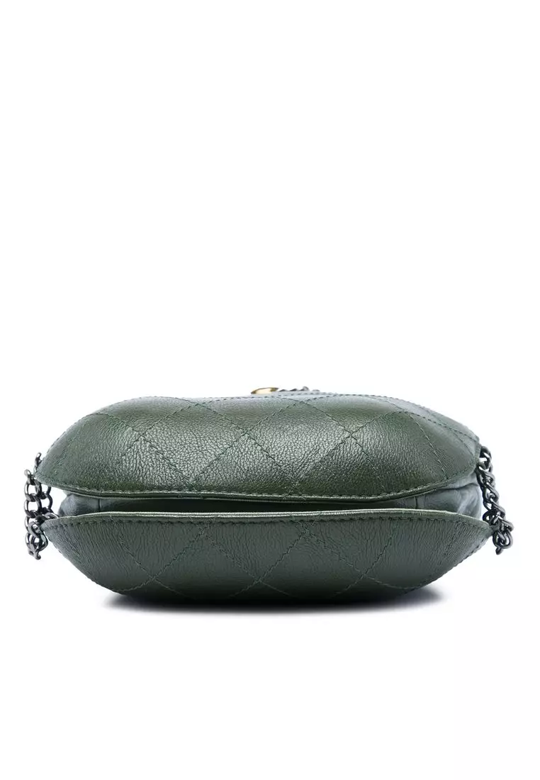 Pre-Loved Chanel Small Bicolor Quilted Calfskin Gabrielle Bucket Bag