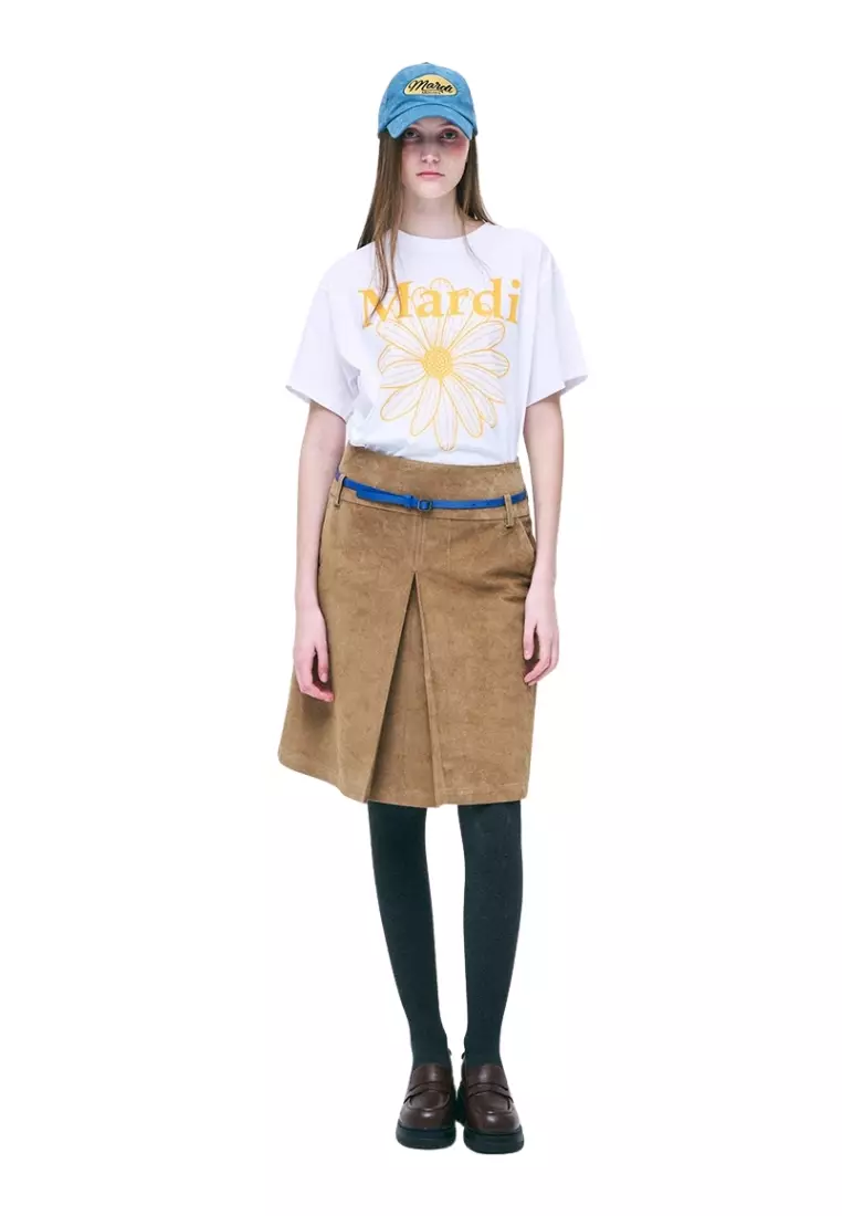 Tshirt Flowermardi - White Tangerine