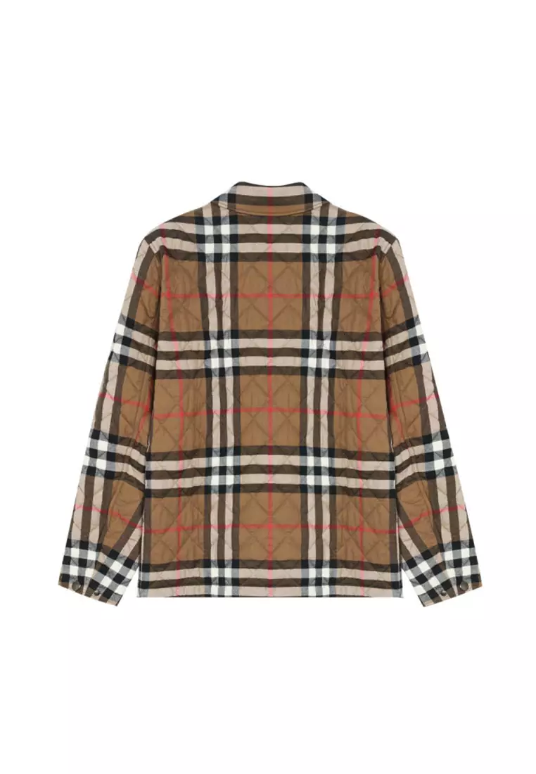 Men's Cotton Jacket in Brown 80914591