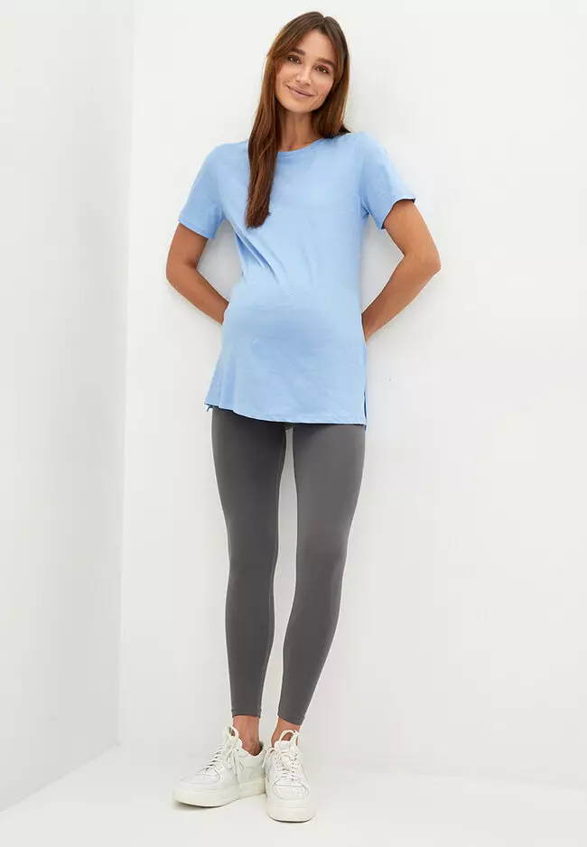 LC WAIKIKI Elastic Waist Plain Maternity Leggings 2024, Buy LC WAIKIKI  Online