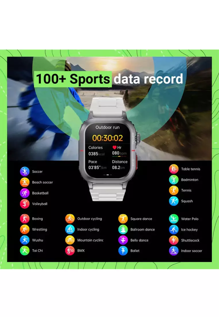 Digitec Jam Tangan Pria - Black - Rubber Strap - DG-SW-FORFIT-BK