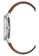 TED BAKER brown and silver Ted Baker 40mm - Silver-Tone Case, Brown Strap  (TE15194001) TE856AC0FKI8SG_7
