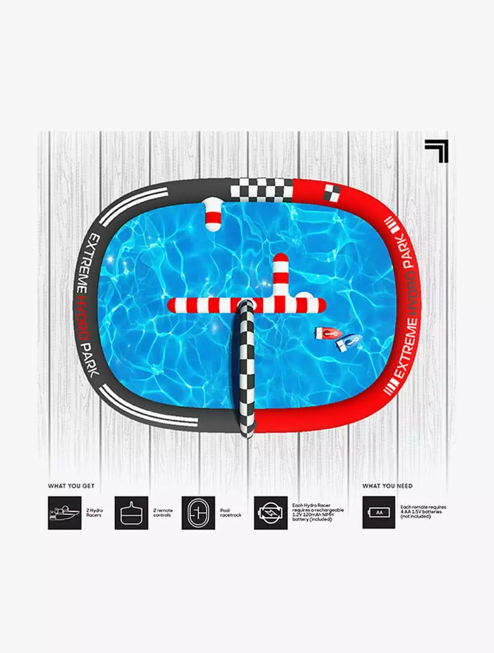 Sharper Image Toy RC Hydro Park Racers with Pool - DCP1212010021 - Multicolor