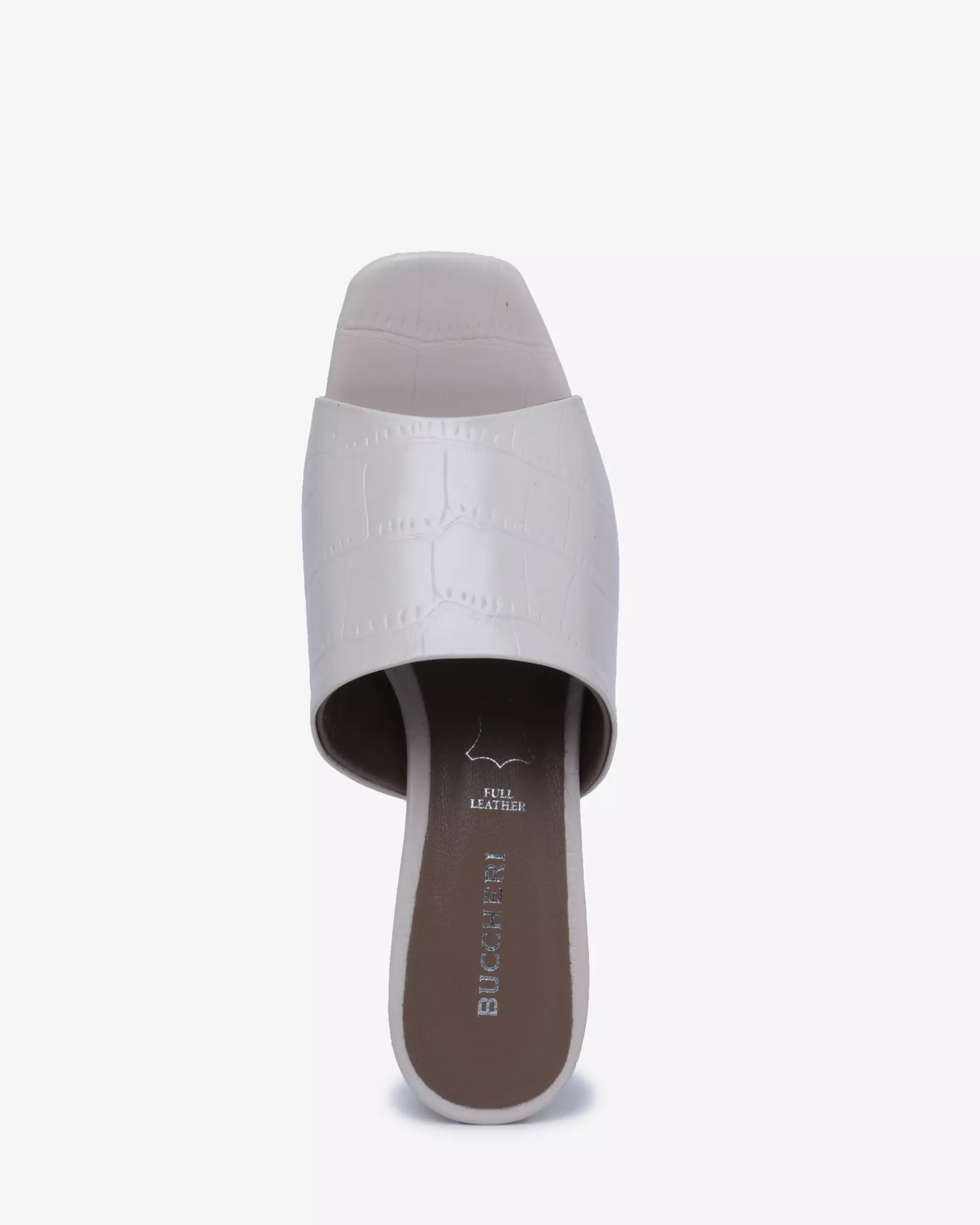 Buccheri Sandal Heels Wanita Bellance Cream
