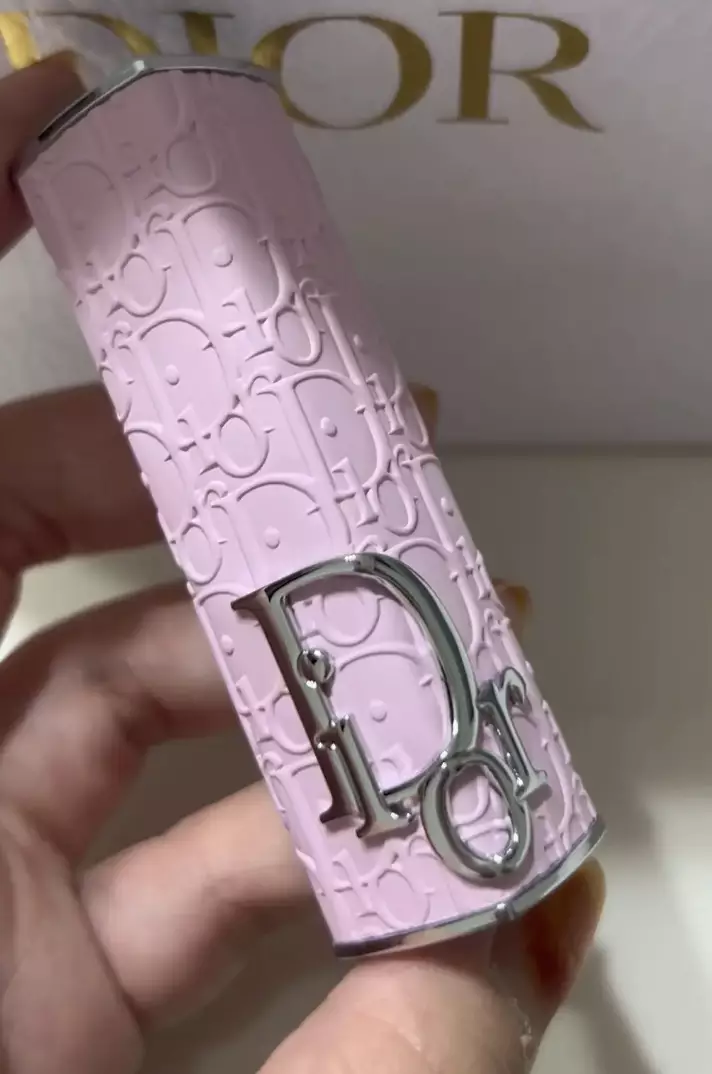 Dior Addict Refillable Shine Lipstick Refill + Dior Rosemania Case - 100 Nude Look