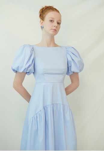 TAV [Korean Designer Brand] Pottinger Dress - Blue 4A187AABEE5099GS_1