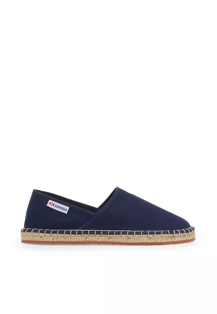 Superga 3009 Canvas Espadrilles Blue-Natural