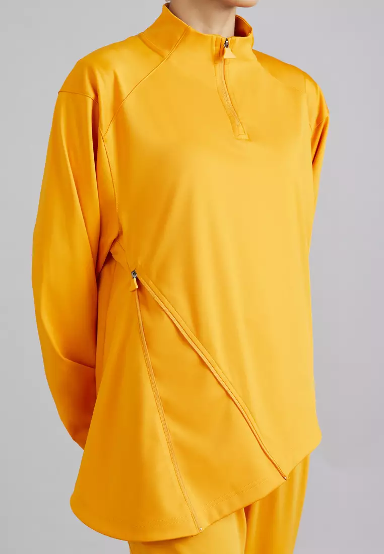 TESHA 半拉链运动夹克