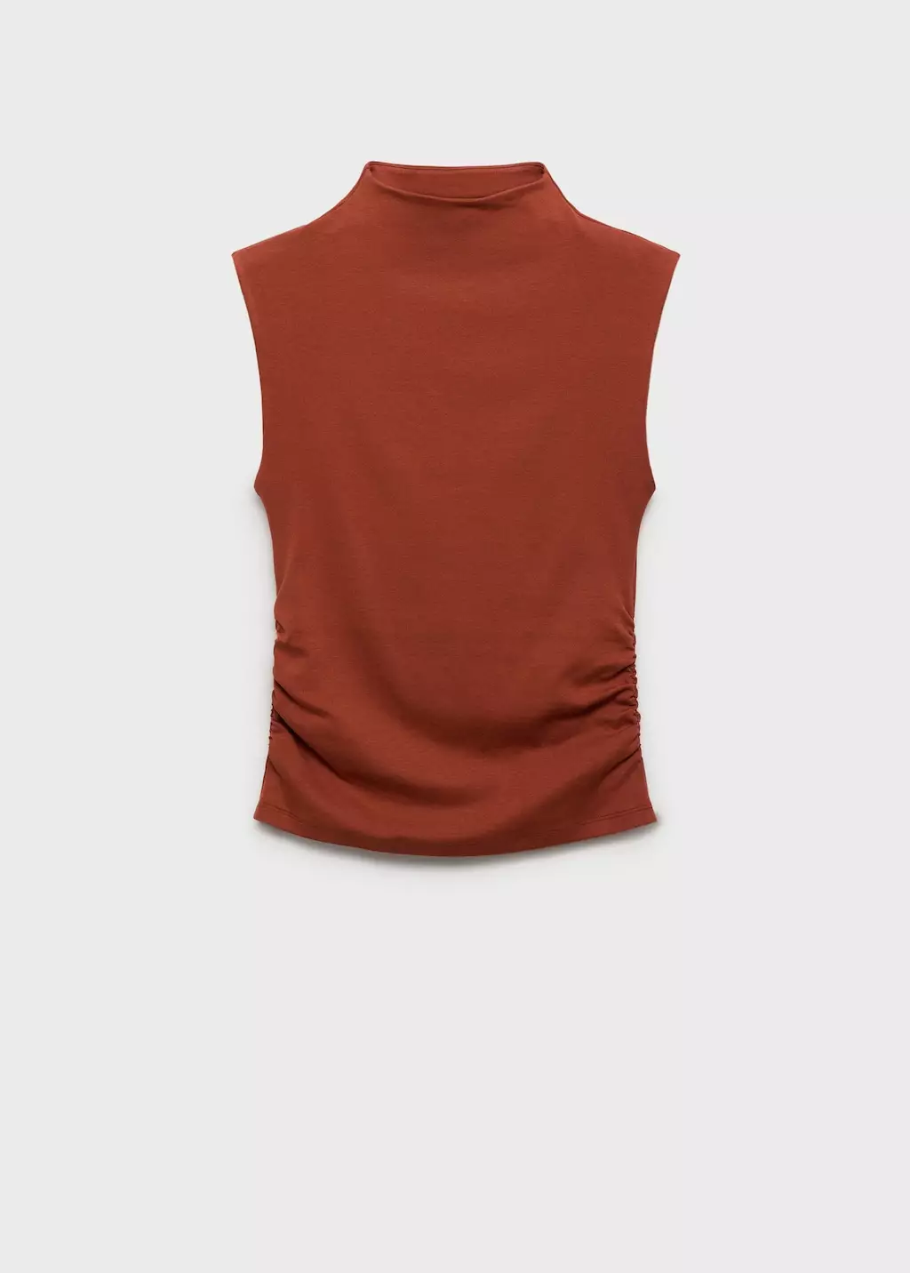 Atasan ketat berkerut