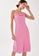 Love, Bonito pink Ellisa Cowl Neck Midi Dress 98870AA231C968GS_3