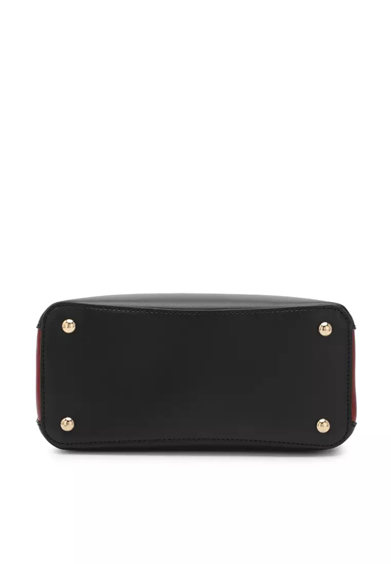 Women's Top Handle Bag / Sling Bag / Crossbody Bag - Black