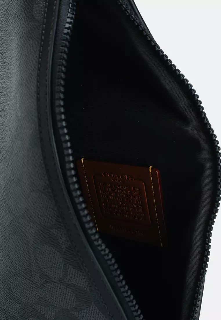 Buy Coach Dominic Sling Pack In Signature Canvas 2026 Online | ZALORA ...