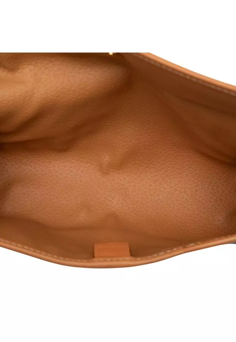 Pre-Loved Celine Macadam Coated Canvas Clutch