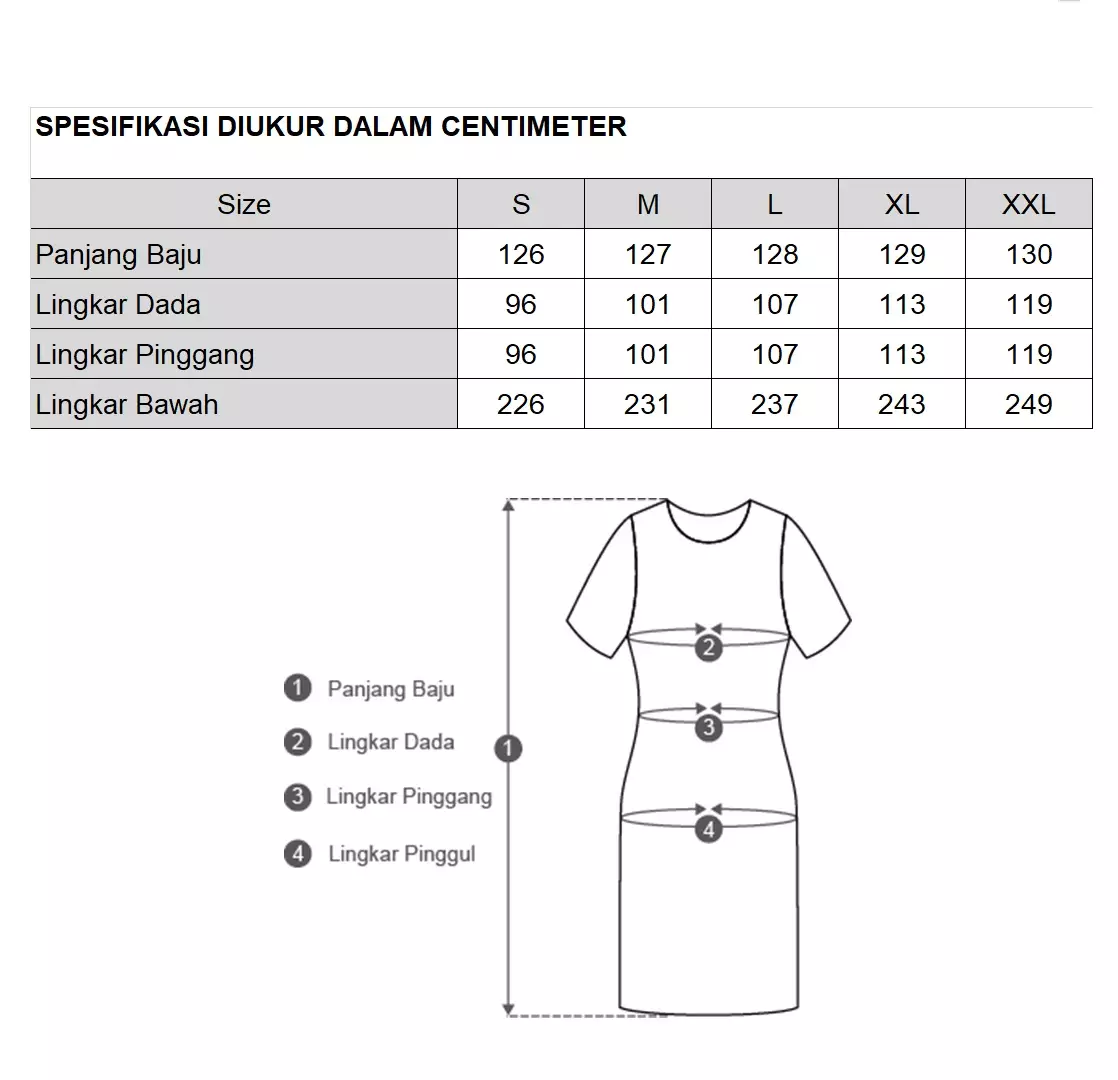 MINIMAL - Baverlie - Dress Midi Motif Garis - Dark Olive Warna Olive_Dark