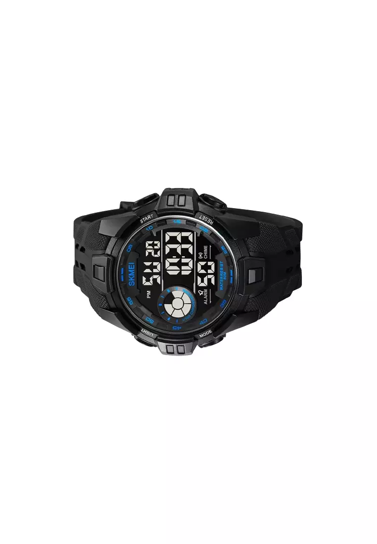 Jam Tangan Digital Sport Chrono Material TPU BK09 Waterproof ORIGINAL