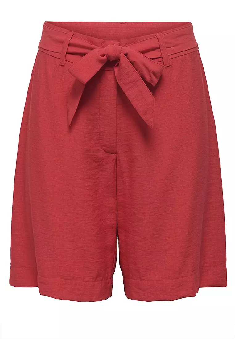 High Waist Bermuda Shorts