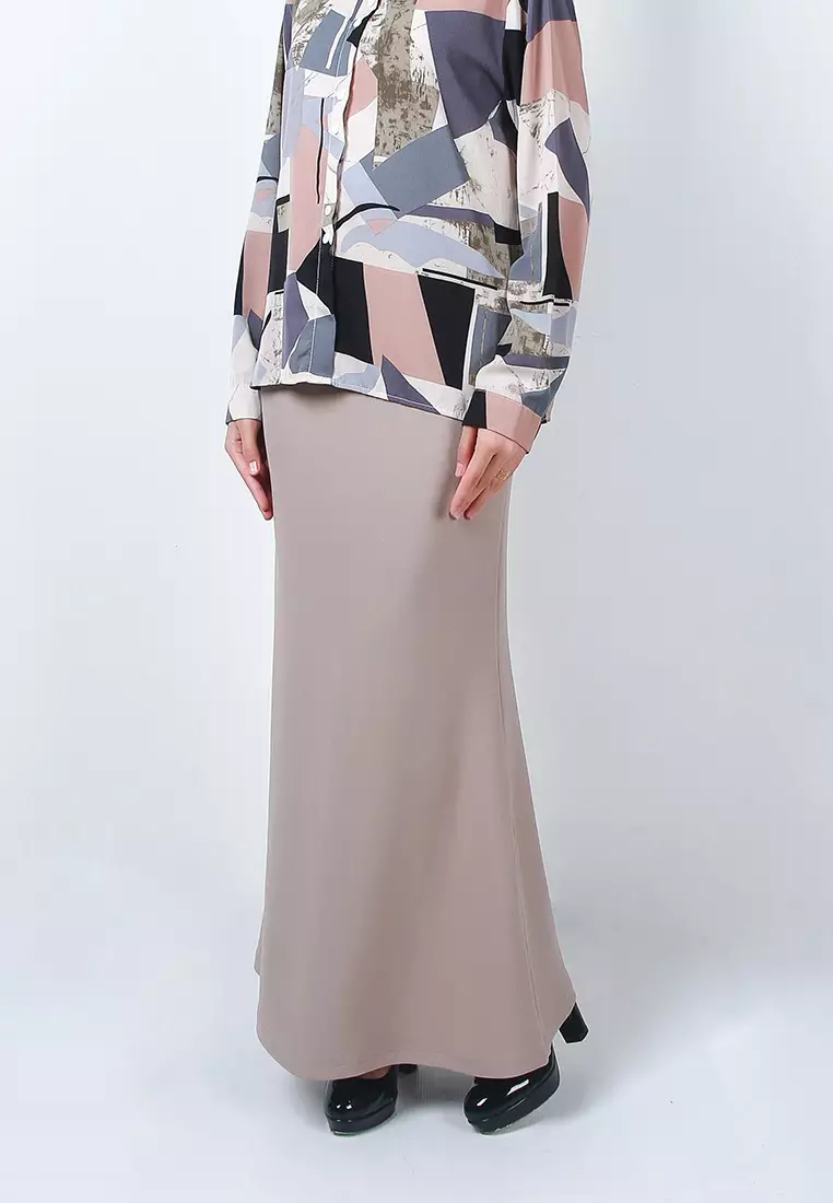 Buy Ladies Jeans Modest Office Long Skirt 2024 Online ZALORA