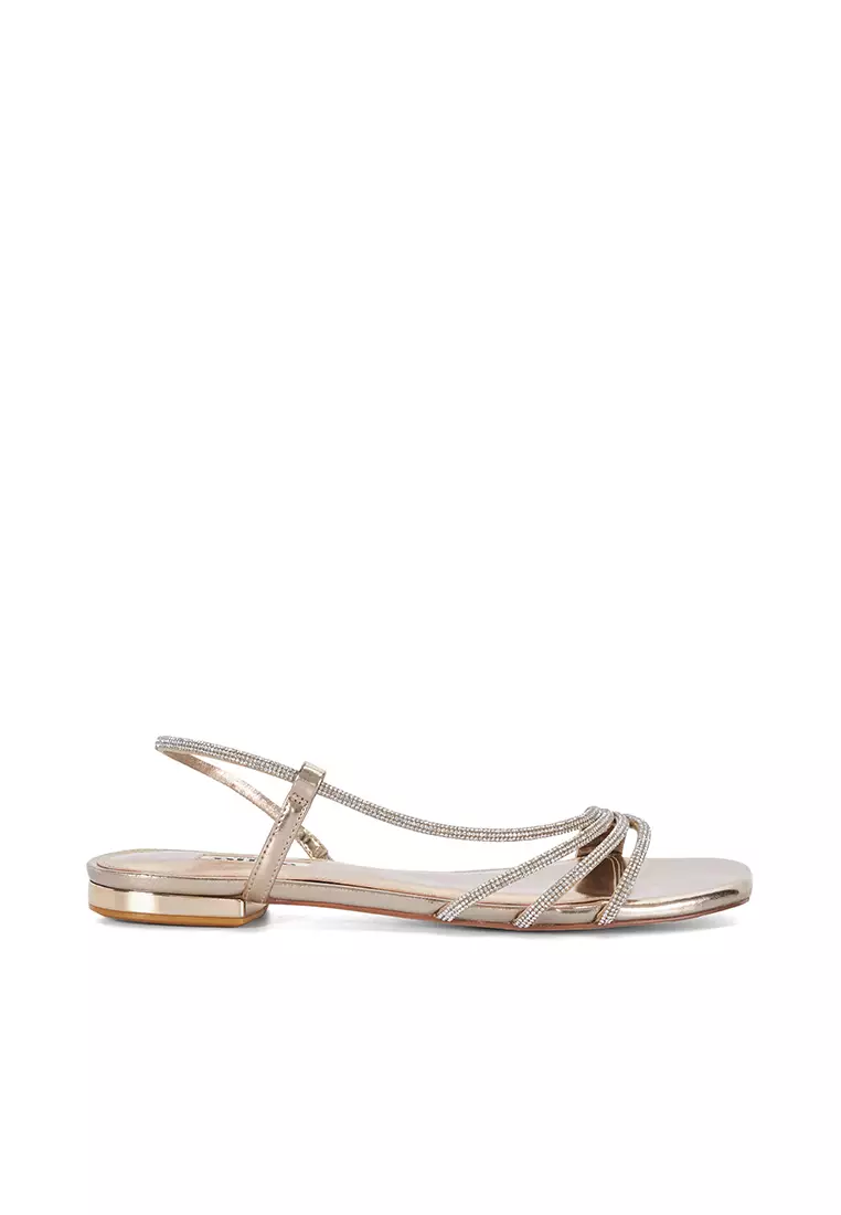 Discount on Dune London  shoes - SKU: Natalia Dressy Sandals Gold