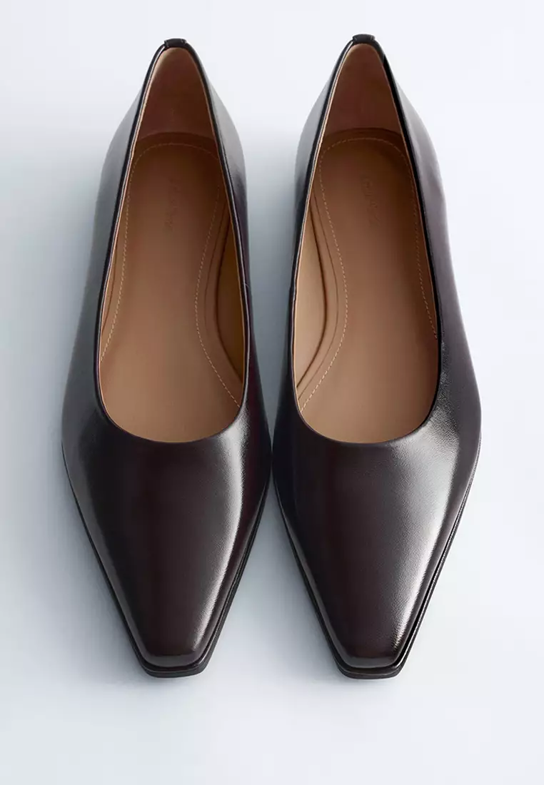 Leather Ballet Flats