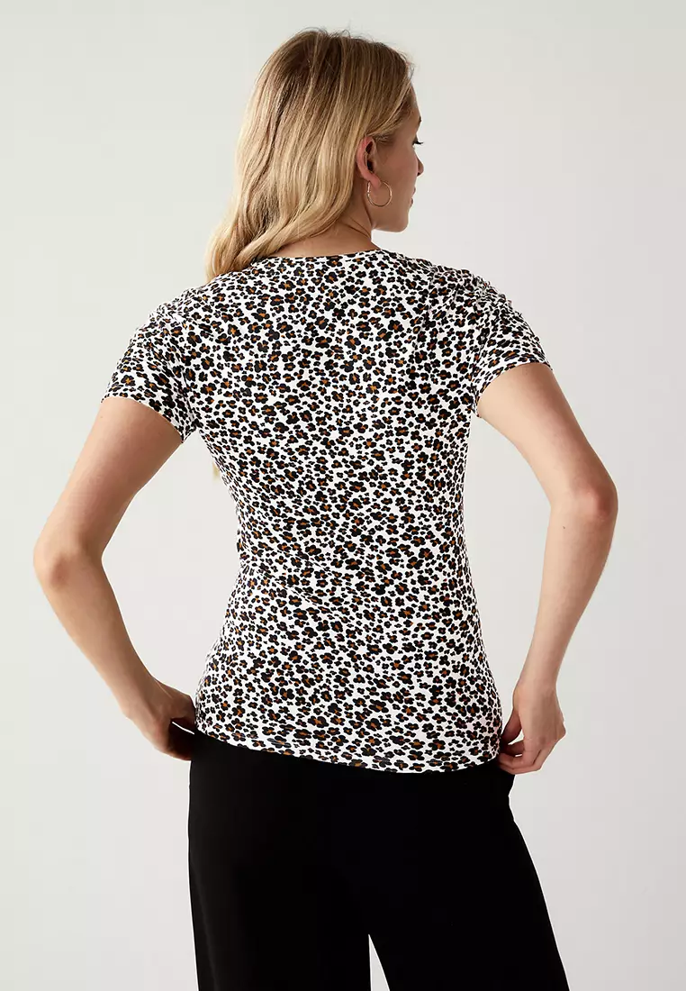 Cotton Rich Printed Slim Fit T-Shirt