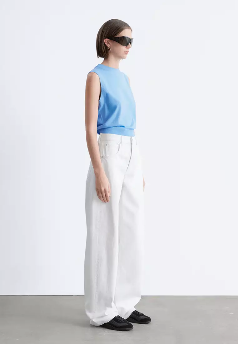 桶形褲腳牛仔褲