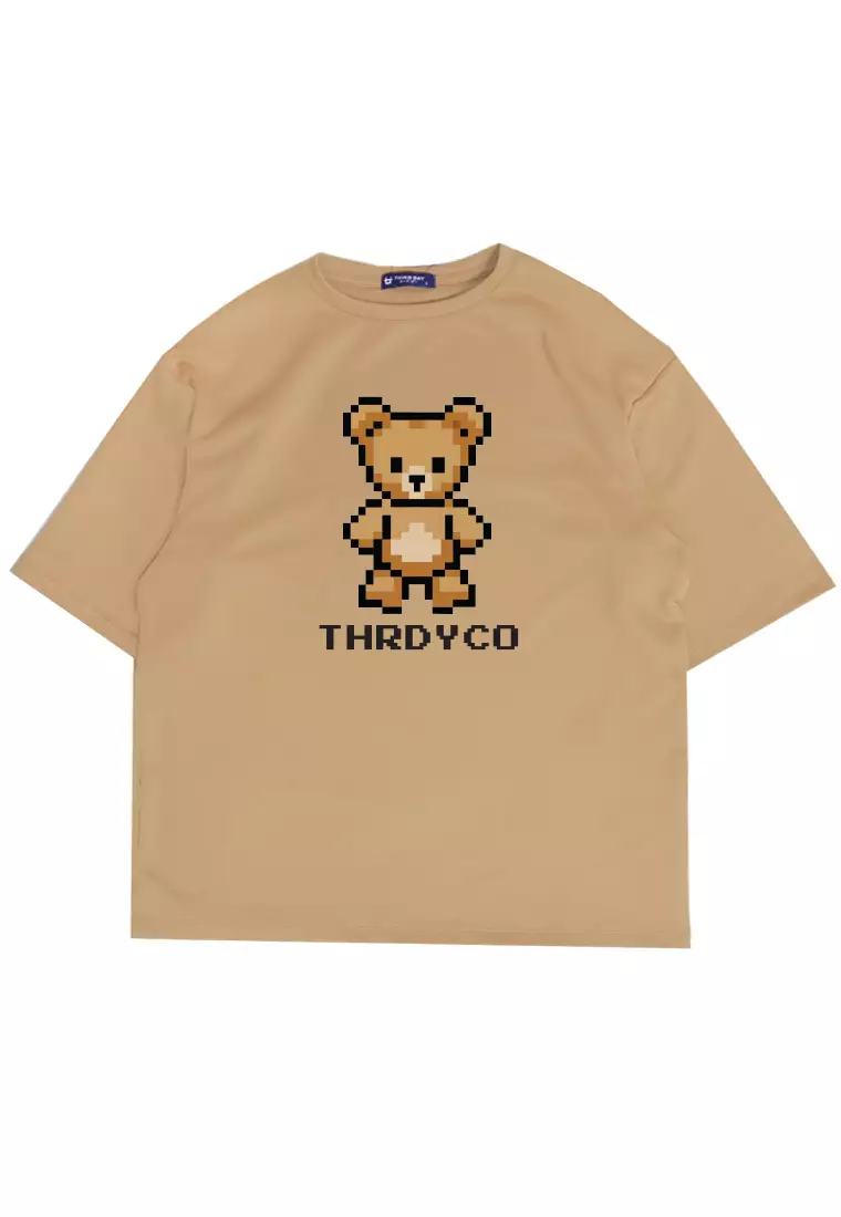 Jual Third Day MTO83 kaos oversize beruang teddy bear bahan tebal