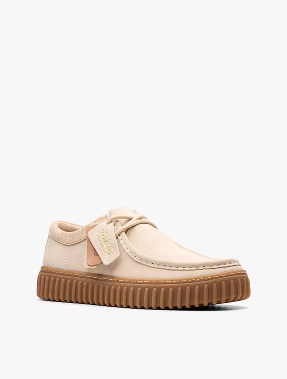 Clarks Torhill Lo Ecru Suede