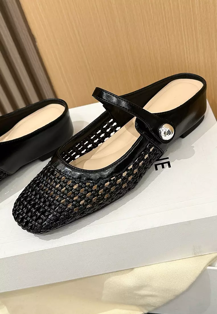 Mesh Hollow Strap Slip-Ons GH796-19