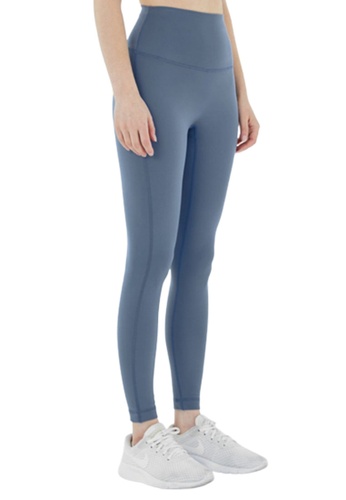 B-Code blue ZYS2032-Lady Quick Drying Running Fitness Yoga Sports Leggings -Blue 2A9C2AA0E2CAEEGS_1