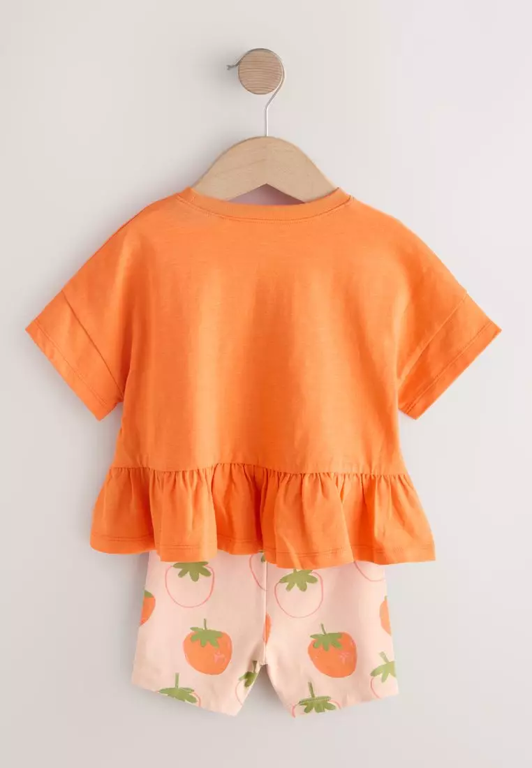 Short Sleeve Top and Shorts Set