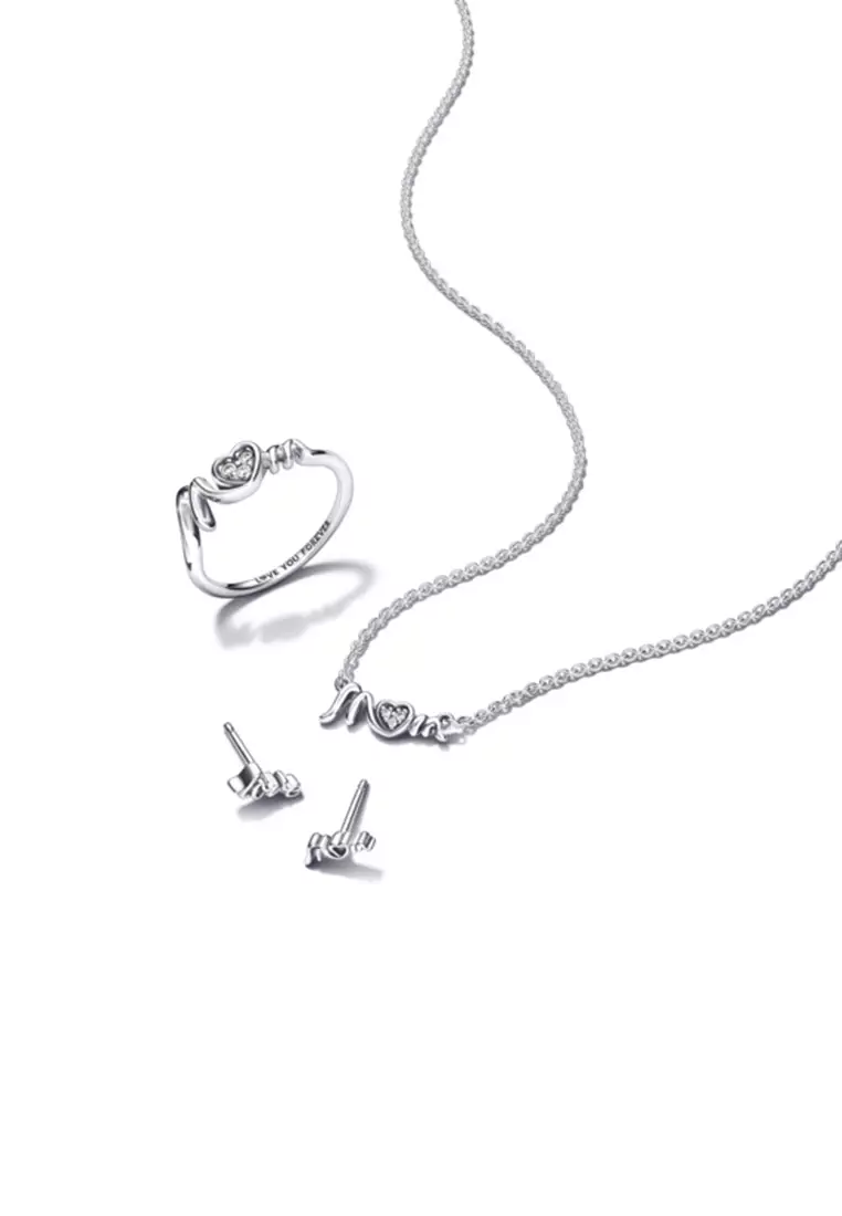 Buy PANDORA Pandora Mum Pav Collier Necklace Online ZALORA Malaysia