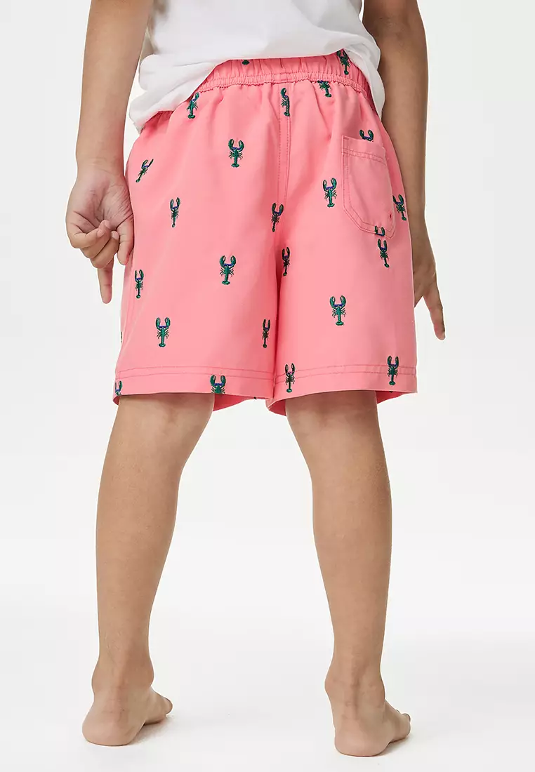 Embroidered Swim Shorts